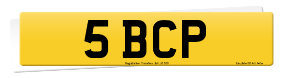 Registration number 5 BCP